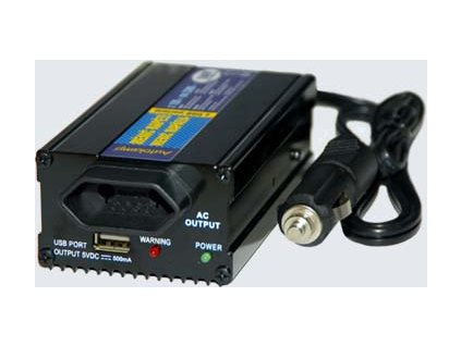 Menič napätia z 12V na 230V 150W + USB port