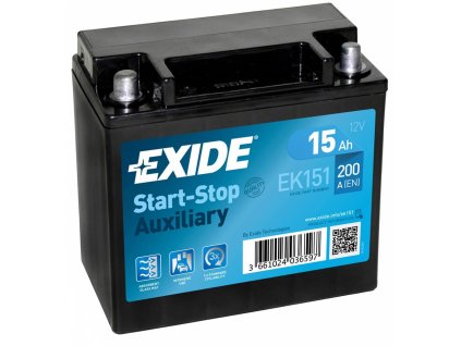 Exide EK151 AGM 12V 15Ah 200A