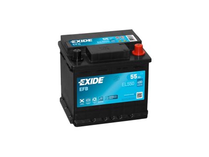 Autobatéria Exide EFB EL550 12V 55Ah 480A