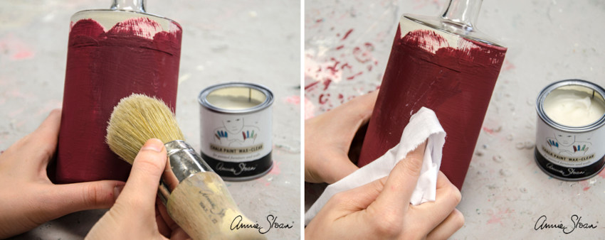 Postup na DIY vianočnej dekorácie. Svietnik na vianočný stôl.