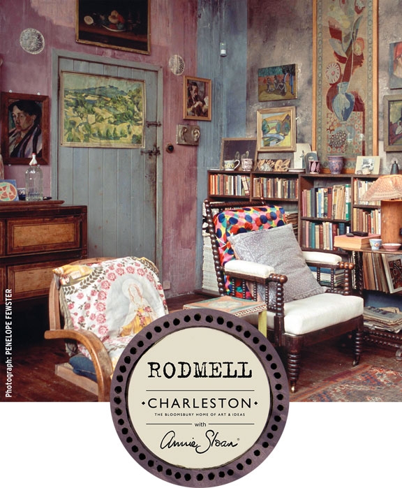 Rodmell farba od Annie Sloan a Charleston.