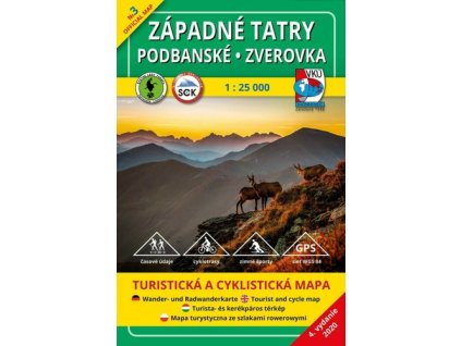 Západné Tatry - Podbanské - Zverovka 1:25 000