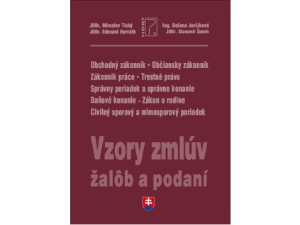 Vzory zmlúv, žalôb a podaní 2022 + editovateľné vzory na CD
