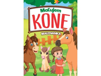 Maľujem kone - maľovanka