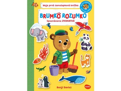 BRUMKO ROZUMKO: SPOZNÁVAME ZVIERATKÁ – Samolepková knižka