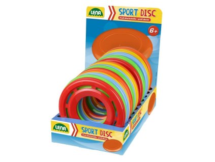 létající kruh - talíř - frisbee v displeji 27 cm - 1 ks