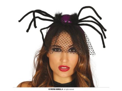 ČELENKA S PAVOUKEM - Halloween