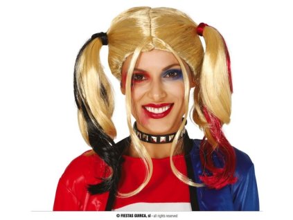 Blond paruka - Harley Quinn - Halloween
