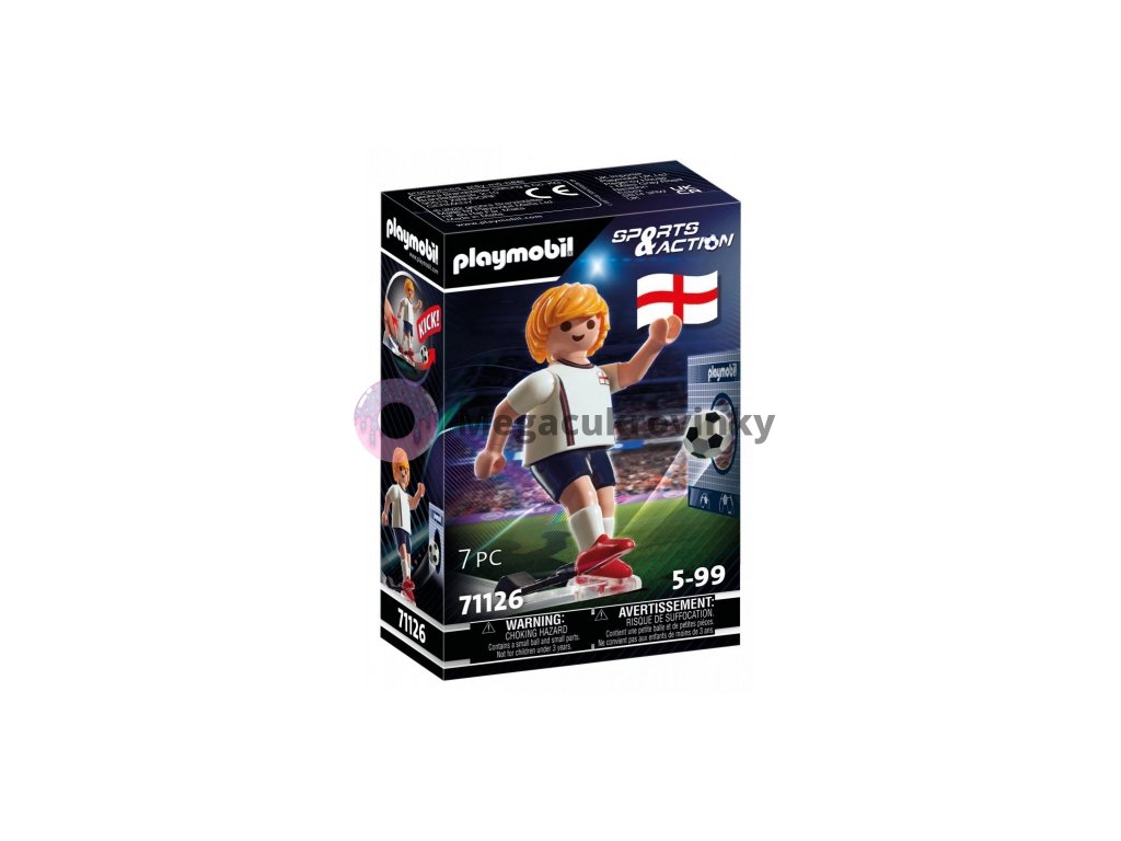 Playmobil 71126 - Anglický fotbalista
