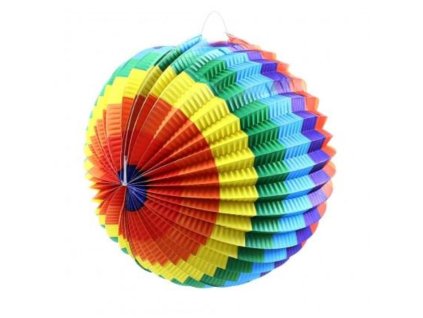Lampion duhový - Hawaii - Havaj - 25 cm