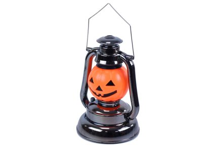 Lucerna - lampa dýně - pumpkin se zvukem - HALLOWEEN - 17 x 10 cm