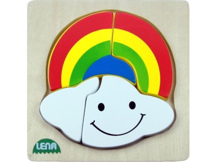 DŘEVĚNÉ PUZZLE, DUHA