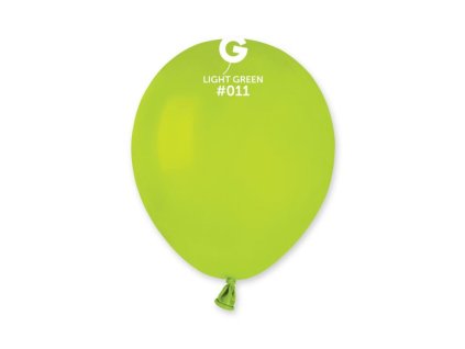 Balónek latexový MINI - 13 cm – Světle zelená - limetka - 1 KS