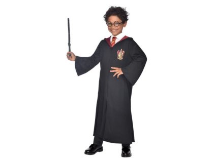 Dětský kostým - plášť Harry Potter  - čaroděj - vel. 6-8 let