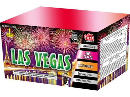 Ohňostroj - BATERIE VÝMETNIC LAS VEGAS 96 RAN 2/1 - multikalibr
