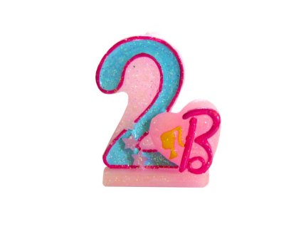NAROZENINOVÁ SVÍČKA BARBIE ČÍSLO 2