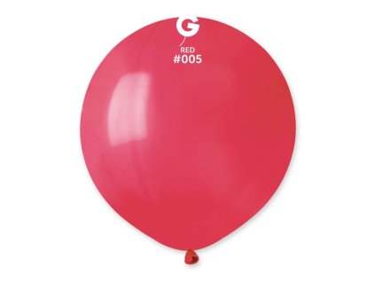 Balónek latexový 48 cm – Pastelový červený - 1 KS