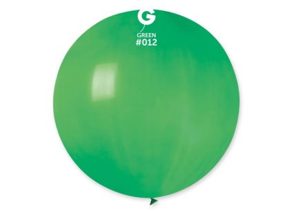 Balón latex 80 cm - zelený 1 ks