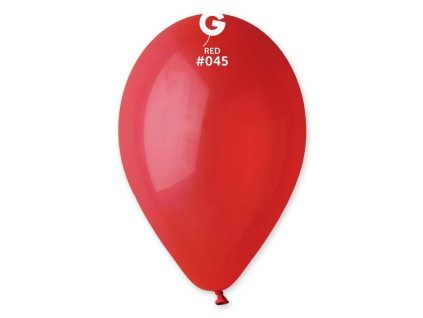 Balonky 100 ks ČERVENÉ 26 cm pastelové