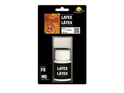 Bílý latex s houbičkou 26 g - Halloween