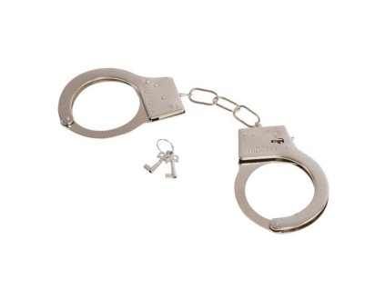 Kovové pouta policie - želízka - vězeň - trestanec - zločinec