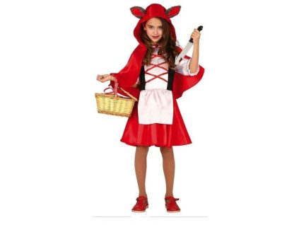 Dětský kostým - Červená Karkulka - Halloween - vel.7-9 let