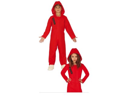 Dětský kostým - La Casa de Papel - Papírový dům - vel. (7-9 let)