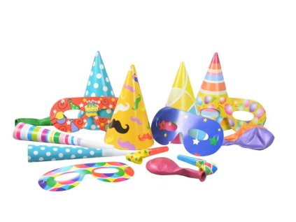 SET PÁRTY PRO 4 OSOBY - SILVESTR / HAPPY NEW YEAR - 16 ks
