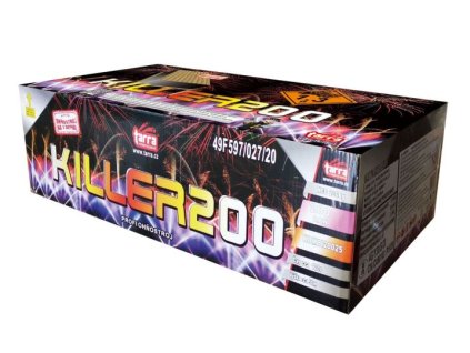 PROFI SLOŽENÝ OHŇOSTROJ KILLER 200 RAN 1/1