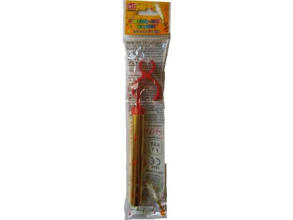 PÁRTY FONTÁNA na dort 12cm + držák na láhev - 1 ks - zlatá 4/100/1