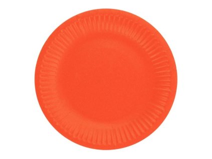 Talíře červené 18 cm - 6 ks