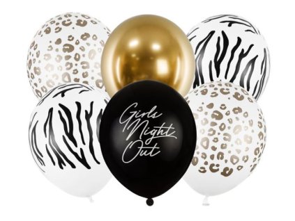 Sada latexových balónků - Girls Night Out - Rozlučka se svobodou - 30 cm - 6 ks