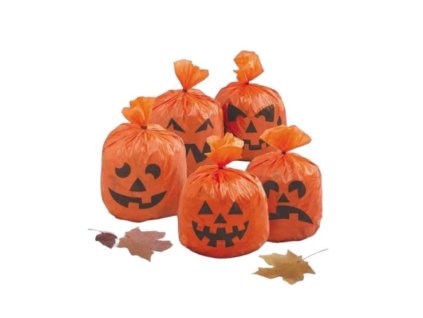 DEKORACE Dýňe - pumpkin - sáčky - 20 ks - HALLOWEEN