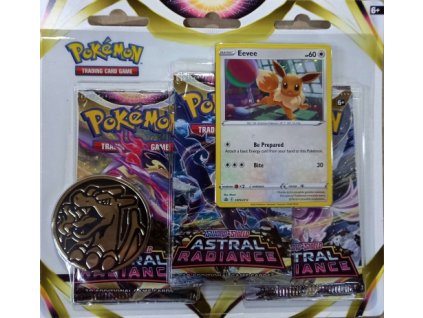 Pokémon - TCG Meč a štít Astral Radiance Eevee 3 booster blistr / od Assort