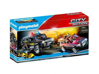 Playmobil 70869 - City Action Police Pursuit of Bank Robbers