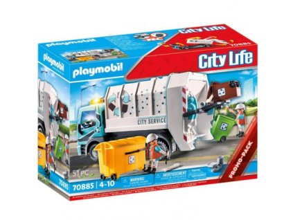 Playmobil 70885 - Garbage Truck With Flashing Light