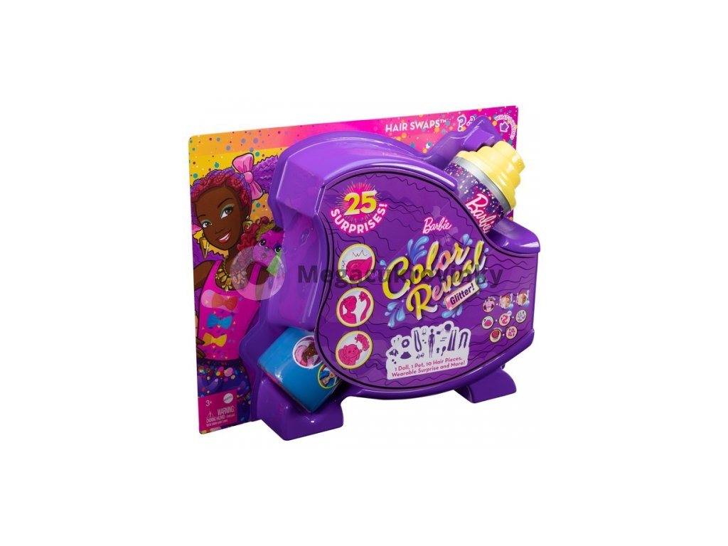 Mattel - Panenka Barbie Color Reveal Růžové a červené vlasy / od Assort