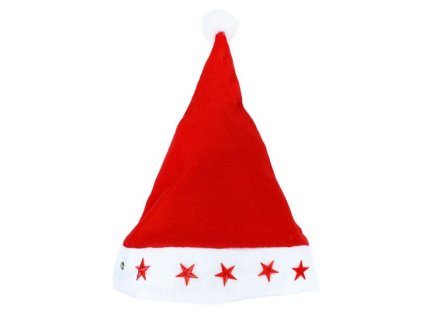 Čepice vánoční blikající - Mikuláš - Santa claus - vánoce