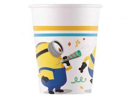 Papírové kelímky MIMONI - Minions - 200 ml - 8 ks
