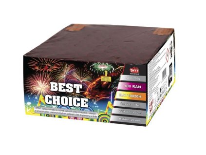 Ohňostroj - BATERIE VÝMETNIC BEST CHOICE 100 RAN 4/1