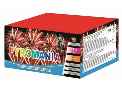 Ohňostroj - BATERIE VÝMETNIC PYROMANIA 150 RAN 2/1