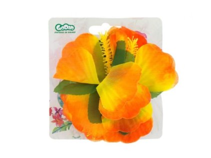 Sponka do vlasů havajská, HAWAII - oranžová