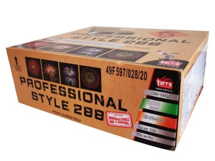PROFI SLOŽENÝ OHŇOSTROJ PROFESSIONAL STYLE 288 RAN 1/1