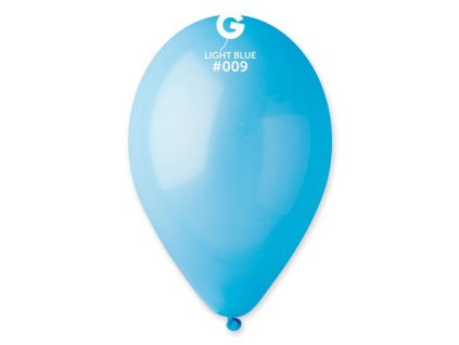 Balonky 100 ks SVĚTLE MODRÉ 26 cm pastelové