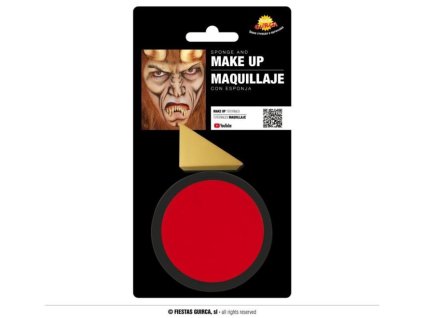Červený Make-up s houbou 9g - Halloween
