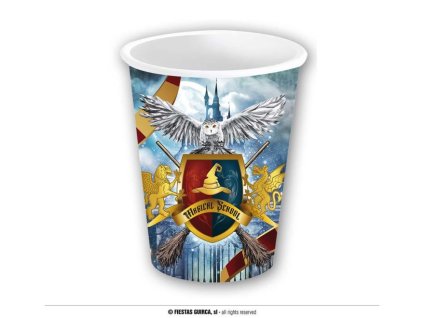 Papírové kelímky čaroděj - kouzelník HARRY - 6 ks - 250 ml