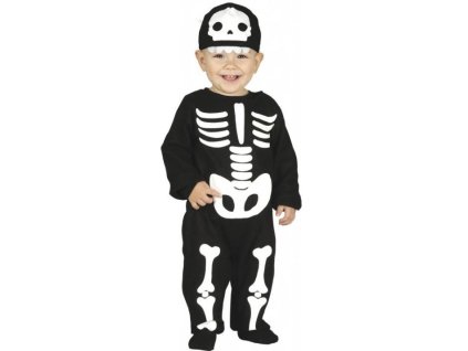 Dětský kostým kostlivec - kostra - Halloween - vel.18-24 měsíců