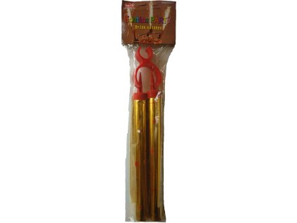 PÁRTY FONTÁNA na dort 15cm + držák na láhev - 2 ks - zlatá 5/60/2