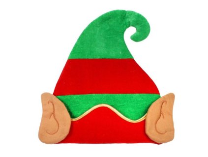 Čepice elf - skřítek - Vánoce