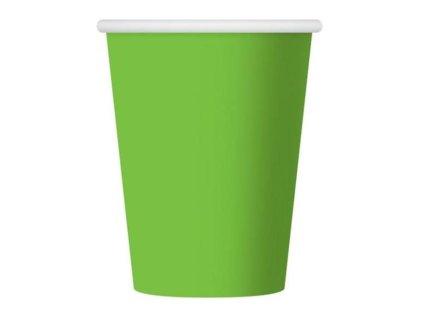 Kelímky zelené 250 ml - 6 ks